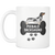 Piebald Dachshund Mug - Piebald Dachshund Ornament - Wiener Dog Dad Mom Mug With Bone And Paws - Great Gift For Daschund Owner - Freedom Look