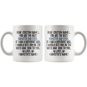 Personalized Best Hamster Dad Coffee Mug (11 oz)