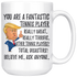 Funny Tennis Player Trump Coffee Mug (15 oz)