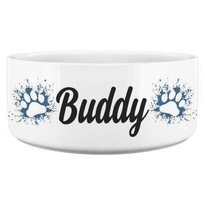 Personalized Dog Bowl For Male Dogs - Buddy