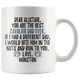 Personalized Cavalier Dog Winston Dad Alistair Coffee Mug (11 oz)