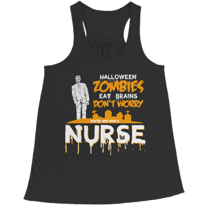 Zombies Eat Brains Don't Worry You're Safe With A Nurse