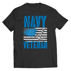 Navy Veteran - US Flag