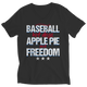 Baseball Hot Dogs Apple Pie And Freedom