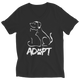 Adoption Adopt Dogs and Cats Animals - Ladies T-Shirt