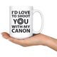 Photographer Coffee Mug - Unique Funny Gift For Him Or Her - Photography Gag Gifts - I Shoot People With My Camera - Photography Related Gifts (15 oz)