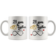 FTG - 24th Wedding Anniversary Gift For Him And Her, Married For 24 Years, 24th Anniversary Mug For Husband & Wife, 24 Years Together With Her Active