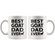 Best Goat Dad Ever Coffee Mug (11 oz) - Freedom Look