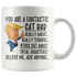 Funny Fantastic Cat Dad Trump Coffee Mug (11 oz)