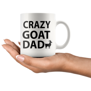 Crazy Goat Dad Coffee Mug (11 oz) - Freedom Look