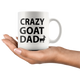 Crazy Goat Dad Coffee Mug (11 oz) - Freedom Look