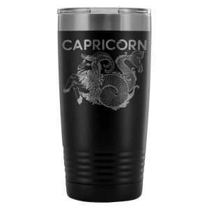 Capricorn Zodiac - Goat Lover 20 oz Vacuum Tumbler - Freedom Look