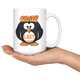 Crazy Penguin Lady Coffee Mug (15 oz) - Freedom Look