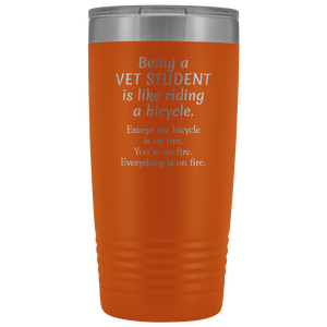 Vet Student Tumbler Funny Gift, Vet Office Worker, Veterinary Medicine Tumbler, Veterinary Assistant Present, Vet School Tumbler (20 oz)