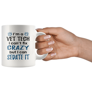 I'm A Vet Tech Coffee Mug - Gifts For Veterinary Technician (11 oz) - Freedom Look