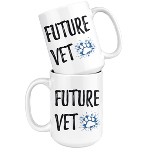Future Vet Medicine Degree, Veterinarian Student Coffee Mug (15 oz)
