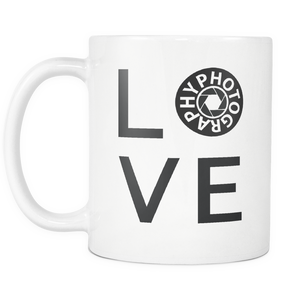 Love Photography Coffee Mug - Unique Gifts For Professional Photographer - Photography Related Gifts - Birthday Gift For Him Or Her (11 oz) - Freedom Look