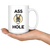 Funny Ass Hole Donkey Coffee Mug (15 oz)