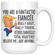 Funny Fantastic Fiancee Coffee Mug (15 oz)