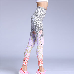 Yoga Sport Flower Leggings - Freedom Look