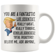 Funny Fantastic Life Scientist Coffee Mug, Trump Gifts, Best Life Scientist Birthday Gift, Life Scientist Christmas Birthday Gift