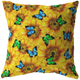 Sunflowers & Butterflies Pillow