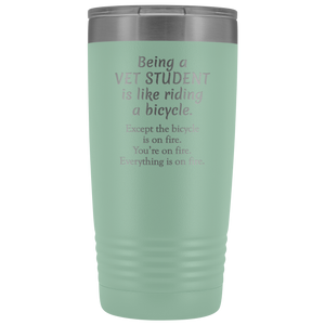 Vet Student Tumbler Funny Gift, Vet Office Worker, Veterinary Medicine Tumbler, Veterinary Assistant Present, Vet School Tumbler (20 oz)