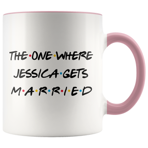 The One Where Jessica Gets Married Colored Coffee Mug (11 oz)