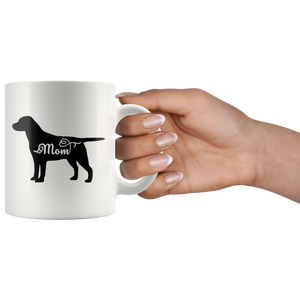 Black Labrador Mom Coffee Mug (11 oz) - Freedom Look