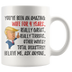 Funny Amazing Wife For 9 Years Coffee Mug, 9th Anniversary Wife Trump Gifts, 9th Anniversary Mug, 9 Years Together With My Wifey