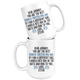 Johnny Chinese Crested Dog Dad Coffee Mug (15 oz)