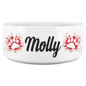 Personalized Dog Bowl For Female Dogs - Molly