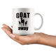 Funny Goat Away Coffee Mug (11 oz)