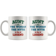 Aunt The Woman The Myth The Legend Mug (11 oz) - Freedom Look