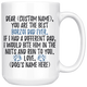 Personalized Best Borzoi Dad Coffee Mug (15 oz)