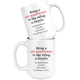 Funny Veterinary Receptionist Coffee Mug (15 oz)