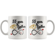 55th Wedding Anniversary Gift For Him And Her, 55th Anniversary Mug For Husband & Wife, Married For 55 Years, 55 Years Together With Her (11 oz )