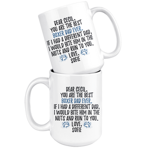 Cecil Boxer Dad Sofie Coffee Mug (15 oz)