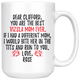 Personalized Vizsla Dog Rose Mom Clifford Coffee Mug (15 oz)