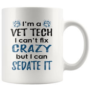 I'm A Vet Tech Coffee Mug - Gifts For Veterinary Technician (11 oz) - Freedom Look