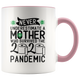 Mother Survived 2020 Pandemic Toilet Paper Colored Coffee Mug