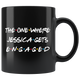 The One Where Jessica Gets Engaged Coffee Mug (11 oz, Black)