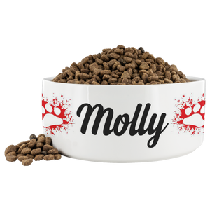 Personalized Dog Bowl For Female Dogs - Molly