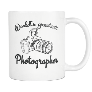 Worlds Greatest Photographer Coffee Mug - Unique Gifts For Professional Photographer - Birthday Gift For Him Or Her - Photography Related Gifts (11 oz)