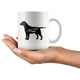Black Labrador Dad Coffee Mug (11 oz) - Freedom Look