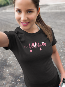 Easter Nurse Heartbeat Womens And Unisex T-Shirt