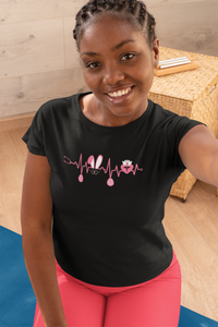 Easter Nurse Heartbeat Womens And Unisex T-Shirt