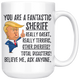 Funny Fantastic Sheriff Coffee Mug, Sheriff Trump Gifts, Best Sheriff Birthday Gift, Sheriff Christmas Graduation Gift