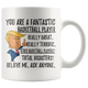 Funny Basketball Player Trump Coffee Mug (11 oz)