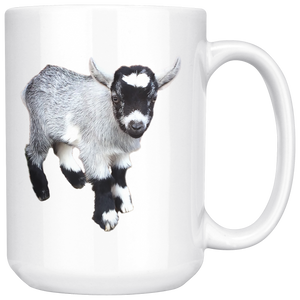 Cute Pygmy Goat Coffee Mug (15 oz)